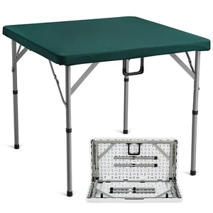 VEVOR Mahjong Table Fold-in-Half 4 Player Card Table & Wear-Resistant Tabletop - Picture 1 of 12