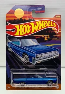 2021 Hot Wheels '64 Blue Lincoln Continental Convertible 5/10 - Picture 1 of 3