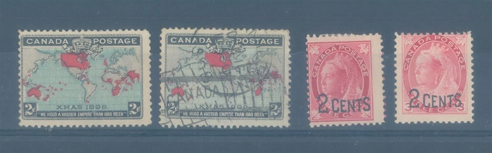 CANADA 1898-1899 MH/used stamps  - Image 1 of 1