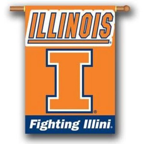 Illinois Fighting Illini 2-sided Premium 28" X 40" Banner Cover