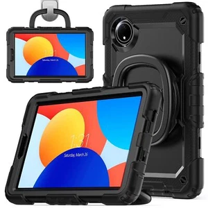 Für Xiaomi Redmi Pad SE 8.7 360 Grad Rotation Hybrid PC Hülle Halte Ring Schwarz - Bild 1 von 7