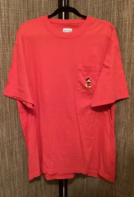 Camiseta vintage roja nueva sin etiquetas United Colors of Benetton Disney Mickey XL Foto 1 de 4