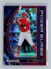 2020 Panini Prizm Draft Picks #PDP168 A.J. Vukovich Hyper Red and Purple