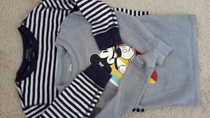 Set 2 top maniche lunghe Disney/Polo Ralph Lauren ragazzo taglia 3T usati - Foto 1 di 4