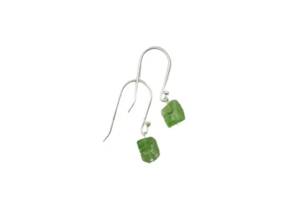 Moda Positano Gioielli-Collezione Zaffiro-Orecchini-Ag 925-Cianite Verde - Immagine 1 di 3