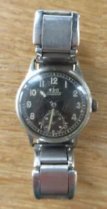 Original alte Wehrmacht Uhr Dienstuhr der Marke EDO / 2. WK - Bild 1 von 5