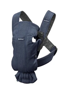 BabyBjörn Babytrage Mini 3D-Netzstoff Marineblau - Bild 1 von 6