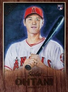 2018 Topps Gallery Wood Canvas #116 Shohei Ohtani Angels NM-MT