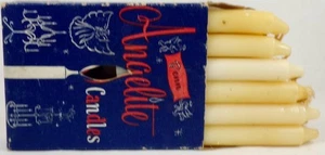 Swedish Angelite Candles 12 in OB For Chimes White Wax Vintage NOS #13 - Picture 1 of 4