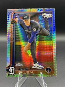 Tarik Skubal Prism Refractor #258 Topps Chrome 2025 MLB Detroit Tigers Baseball - Picture 1 of 4