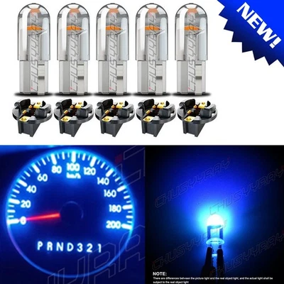 NUEVAS BOMBILLAS DE LUZ AZULES CALIBRE CUADRO DE INSTRUMENTOS PARA Ford Ranger 1983-1994 Foto 1 de 4