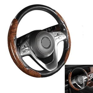 Enhance Your Driving Experience with Peach Wood Steering Wheel Protector - Picture 1 of 12