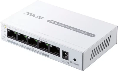 ASUS - Conmutador Ethernet PoE+ administrado inteligente Gigabit de 5 puertos ExpertWiFi EBP15 - Con... Foto 1 de 4