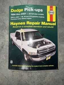 Camioneta pick-up Dodge Ram 1994-2001 taller reparación manual diagramas de cableado 4x4 - Imagen 1 de 2