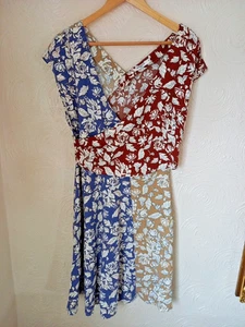 Vestido Floral Estampado Mixto Sweewe Paris M Mediano - Imagen 1 de 7