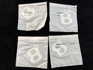 Bentley Azure 1996-02 Set Of Four Blue Hub Cap Center Badges UV10091PA OEM NLA - Picture 1 of 3