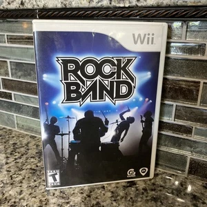 Rock Band (Nintendo Wii, 2008) Complete W/ Manual (CIB) - Picture 1 of 4