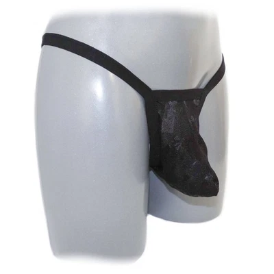 Thongs Men G Strings Underwear Lace Transparent  (XL) - Bild 1 von 4