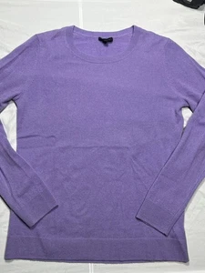 Talbots Pure Cashmere Purple Long Sleeve Pullover Sweater Sm - Picture 1 of 6