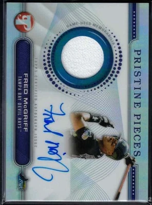 2024 Topps Prístino #PPAR-FM Fred McGriff Piezas Prístinas Autógrafos Reliquias Foto 1 de 2