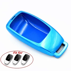 Blue For Mercedes-Benz W213 E S Class Paint Remote Key Case Cover Fob Bag Holder - Picture 1 of 3