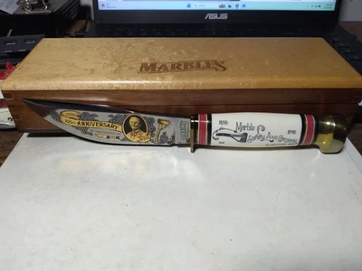  MARBLES Gladstone Mich. 100 周年木工刀 M.S.A. — 第 1/4 张图片