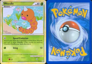 Weedle 69/95 HGSS Unleashed Common - Picture 1 of 1