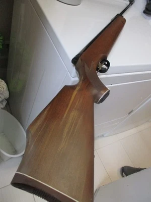 DE COLECCIÓN USADO WEBLY & SCOTT PATRIT .22 CAL RIFLE DE AIRE COMPRIMIDO PISTÓN DE RESORTE LEER POR FAVOR Foto 1 de 4