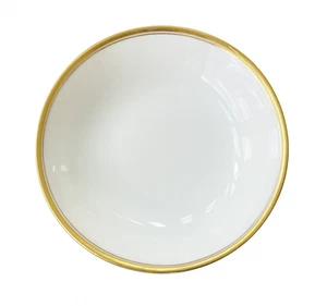 Haviland Limoges France Fruit Bowls – White Porcelain with Gold Trim – Set of 5 - Picture 1 of 3