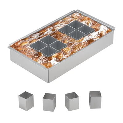 Backform zahlen Buchstabenbackform Verstellbare Kuchenform Tortenform eckig - Bild 1 von 4