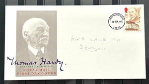 UK FDC First Day Cover - The Novelist 1840-1928 1990 Stamps Postmark No62 - Picture 1 of 2