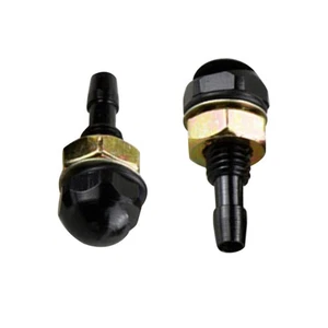 Un par de boquillas de repuesto para lavadora de parabrisas delantero vaporizado (negro) - Imagen 1 de 12