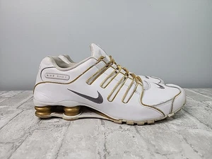 Nike Shox NZ Custom NIKEEID Weiß Gold 616117-981 Herren Sportschuhe Größe 11,5 - Bild 1 von 16