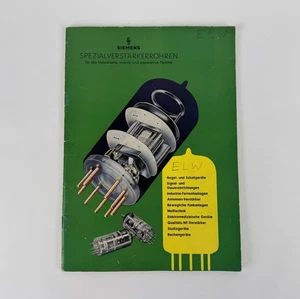 Siemens Spezialverstärkerröhren - Vertärker Studiogeräte - Sammler Röhren Heft - Bild 1 von 7