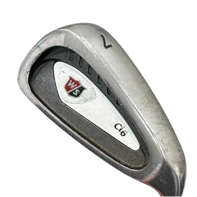 Wilson Pro Staff Ci6 7 Iron TT Taper Tech-CL Regular Flex Steel 37 1/4 “ RH - Image 1 of 4