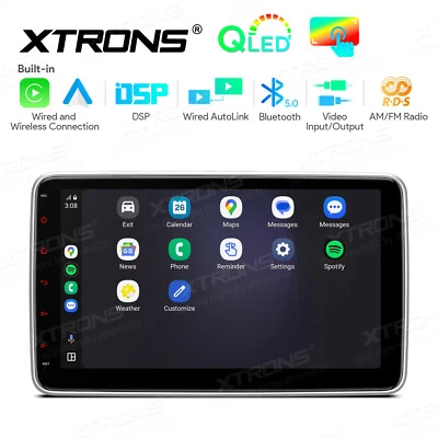 Autoradio 2 DIN Linux 10.1" QLED Android Auto Display Bluetooth CarPlay DSP IPS - Bild 1 von 4