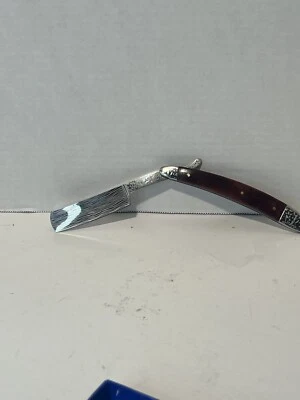 Pride Cutlery,直剃刀,光滑玫瑰木手柄,德国手术钢,全新带盒 — 第 1/4 张图片