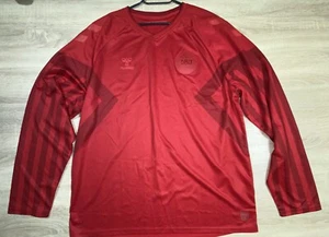 Hummel Dinamarca Camiseta Fútbol Manga Larga Hombre Talla XXL - Imagen 1 de 11