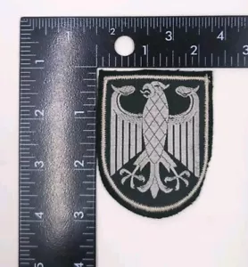 GERMANY EMBROIDERED Sew On PATCH BADGE GERMAN EAGLE Coat of Arms EMBLEM SHIELD - Picture 1 of 2