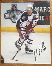 2016-17 HARTFORD Wolf Pack (AHL) MALTE STROMWALL #21  Autographed Photo 
