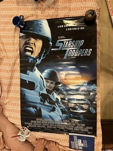 Starship Troopers Movie cult classic DS theatre poster 27x40 Denise Richards - Picture 1 of 7