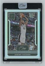 2022-23 Panini One and One Basketball Rookie Jeremy Sochan 23/99 #122 AL3
