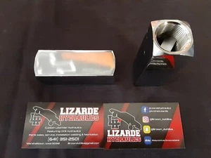 Lowrider Hydraulics CHROME comp check valves 3/4", *1pcs - Picture 1 of 4