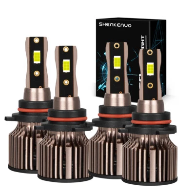 Faro LED 4 bombillas blanco haz alto/bajo 9005 9006 para Isuzu i-280 i-350 2006 Foto 1 de 4