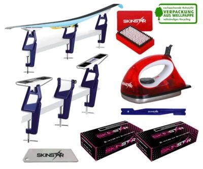 SKINSTAR Skispanner Profi Langlauf LL Skiwachs-Set Wachsbügeleisen Skihalterung  - Bild 1 von 4