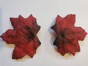 Festival de clip de cabello rojo otoño hoja de arce, boho, años 60 hippie verano de amor - Imagen 1 de 5