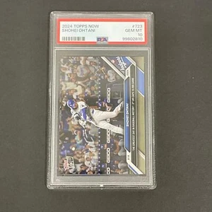 2024 Topps Now #723 Shohei Ohtani PSA GEM MT 10 Dodgers - Bild 1 von 2