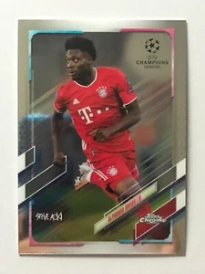 ALPHONSO DAVIES #42 2020-21 Topps CHROME X STEVE AOKI UEFA FIFA WORLD CUP - Picture 1 of 1