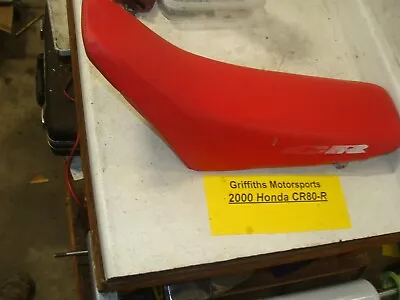 HONDA CR80r CR80 85? OEM COMPLETO ASIENTO BASE ESPUMA CUBIERTA STOCK Foto 1 de 4