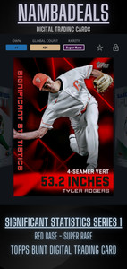 2023 Significant Statistics S1 Tyler Rogers Red Base [Topps Bunt DIGITAL]